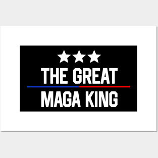 Anti Joe Biden Ultra Maga The Return Of The Great Maga King Posters and Art